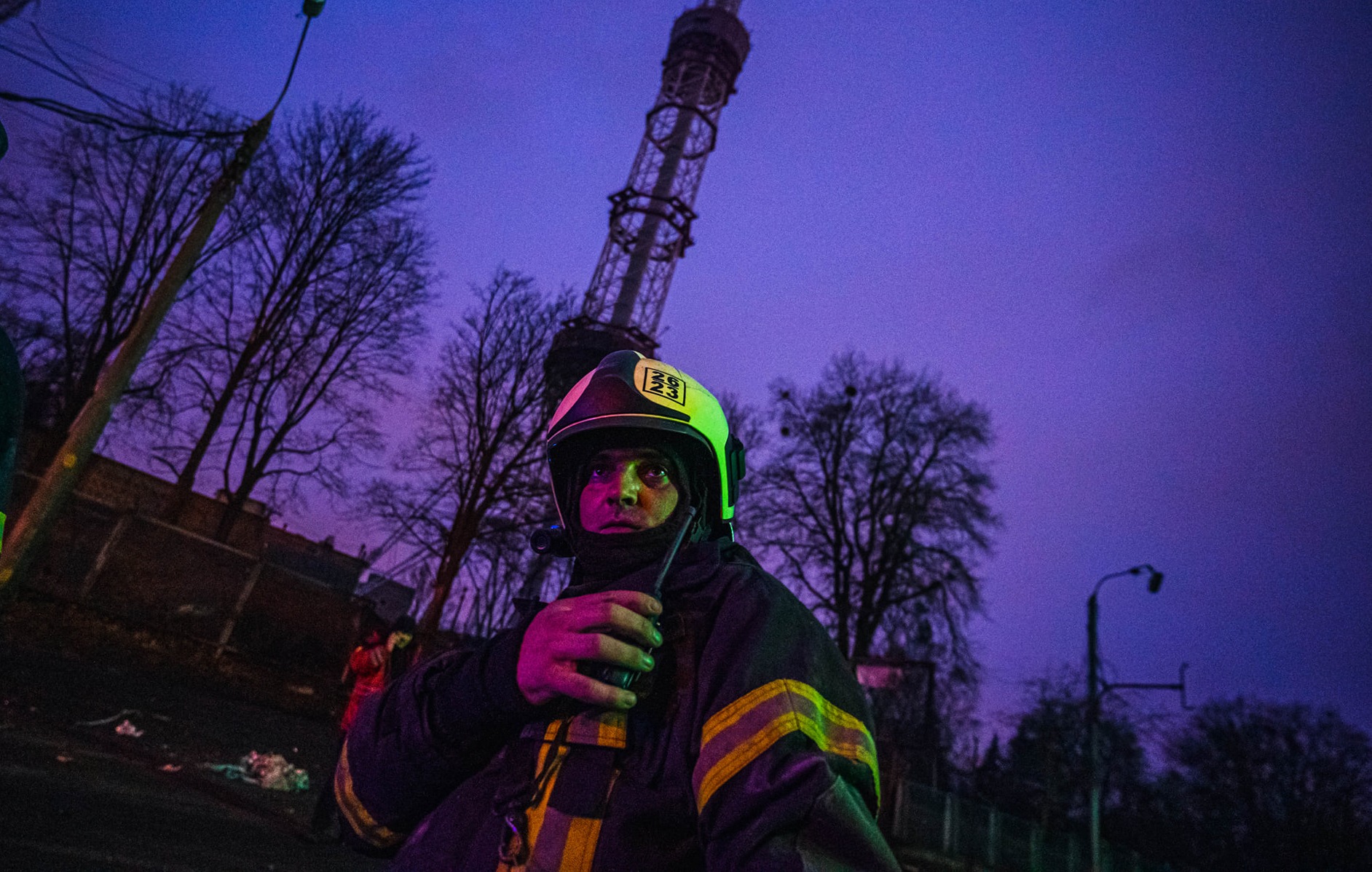 Обстріл київської телевежі, де загинуло п'ятеро людей: з'явилися фото з місця злочину Путіна